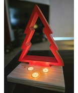 Wooden Christmas Tree - Red - $105.00