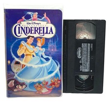 Cinderella VHS Walt Disney Masterpieces Collection 1995 Clamshell Case - £7.76 GBP