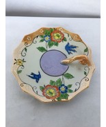 Vintage Rare Nippon Japan Hand Painted Rose Bird Serving Dish - $115.44 CAD