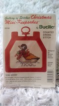 Bucilla Gallery Of Stitches Christmas MINI-KEEPSAKES Noel Goose - $16.99