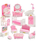 20 Pcs Mini Bathroom Set 1:12 Mini Living Room Set Miniature Accessories - $57.48 CAD