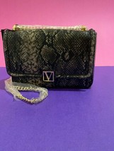 New VICTORIA&#39;S SECRET Python The Victoria Medium Shoulder Bag with tag $78 - £56.70 GBP