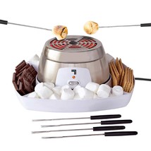Smores Smore Makers S Mores Kit Indoor Maker Electric Sharper Image Air Fry New - £34.45 GBP