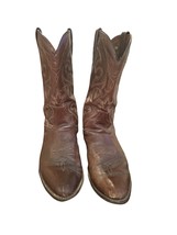 Dan Post Men&#39;s Boots Cowhide Leather Cowboy Western Pull on Rodeo Brown ... - $62.54