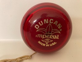 DUNCAN Vintage Imperial Classic Yo-Yo Red Made in the USA Retro Kid&#39;s Toy - £14.17 GBP