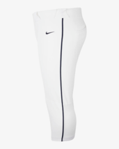 Nike Vapor Select Men's Baseball Pants Size Large BQ6437-100 White Black NWT - $19.99