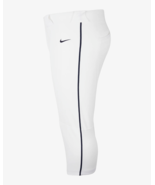 Nike Vapor Select Men&#39;s Baseball Pants Size Large BQ6437-100 White Black... - £15.43 GBP