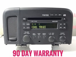 “VO5017A” VOLVO S-80 S80 Radio Stereo 4 Disc Changer CD Player RDS ,Face #HU-801 - £88.14 GBP