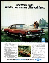 1973 HOT ROD Magazine Car Print Ad - Chevrolet (Chevy) Monte Carlo S Cou... - $121.83 MXN