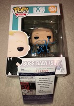 Boss Baby Suit Pop Vinyl Figure Funko 394 Signed Auto Alec Baldwin JSA - $296.99