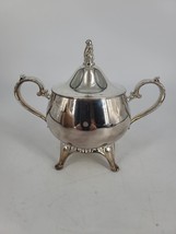 Vintage Oneida W.M. Rogers Sugar Bowl w Lid Silver Plate Hungtington USA... - $16.06