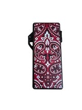 Waterproof Survival Case - Lighter &amp; Cig Holder Red Paisley Western - $156.05 MXN