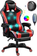 FZYUAN Video Gaming Chairs LED Lights, Ergonomic Office Chair, Full, Red - £341.67 GBP