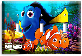 Finding Nemo Clown Fish Dory Sea Coral Reef Triple Light Switch Wall Plate Oc EAN - £13.43 GBP