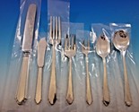 William and Mary by Lunt Sterling Silver Flatware Set 12 Service 96 pcs ... - $6,831.00