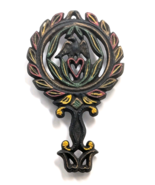 Wilton Cast Iron Bird Heart Trivet Footed Little White House Warm Spring... - $240.84 MXN
