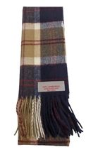 Terrapin Trading Ltd 100% Lambswool Tartan Wool Scarf By Ingles Buchan Made In S - £26.10 GBP