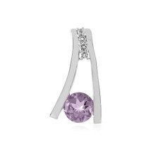 Jewelry of Venus fire Pendant of Goddess Demeter Lavender amethyst silver pendan - £556.35 GBP