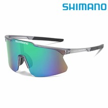 New SHIMANO Large Fe gles for Men and Women Outdoor Anti-ultraviolet Bicycle Dri - £86.45 GBP