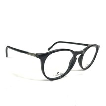 Swarovski Eyeglasses Frames SW5217 001 Black Silver Round Full Rim 50-19... - £58.69 GBP