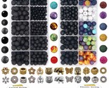 810Pcs Color Lava Rock Beads Stone Chakra Beads Spacer Beads Kit With Vo... - $43.99