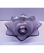 Fenton Wisteria Tulip Bowl 1999 Stretch Glass Society Souvenir - $46.72