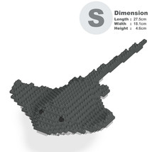 Stingray Sculptures (JEKCA Lego Brick) DIY Kit - £45.17 GBP