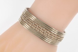 20 MM Wide Twisted Wire Sterling Silver Cuff Bracelet! 44.3g - £283.13 GBP