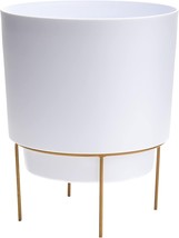 Bloem HOP0609-M Hopson 15 in. H X 14 in. W X 14 in. D Metal/Plastic Planter - $42.56
