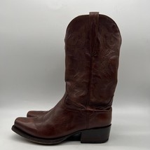 El Dorado ED2561 Mens Brown Leather Mid Calf Cowboy Western Boots Size 10.5 D - £118.69 GBP