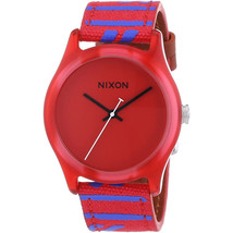Nixon Women&#39;s Mod Red Dial Watch - A402-200 - £61.52 GBP