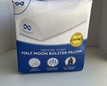 Everlasting Comfort Bolster Pillow - Pure Memory Foam Half Moon - $32.73
