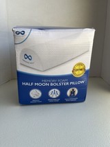 Everlasting Comfort Bolster Pillow - Pure Memory Foam Half Moon - £26.24 GBP