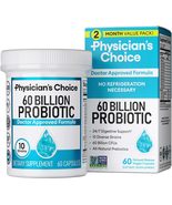 Probiotics 60 Billion, Organic Prebiotics - Digestive & Gut Health - $47.78