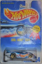 Hot Wheels 1994 &quot;Sol-Aire CX4&quot; Collecter #254 Mint Car On Sealed Worn Card - £2.36 GBP