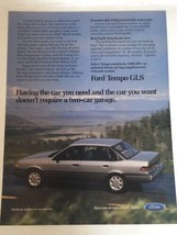 1990 Ford Tempo GLC Vintage Print Ad pa5 - £7.08 GBP