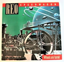 REO Speedwagon Wheels Are Turnin Epic CBS Records Vtg Vinyl 1984 Great Cover Art - £15.71 GBP