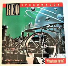 REO Speedwagon Wheels Are Turnin Epic CBS Records Vtg Vinyl 1984 Great C... - $374.91 MXN
