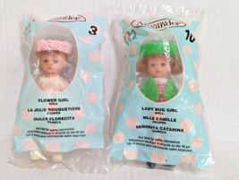 2 Vintage Madame Alexander Dolls 2003 Flower Girl #3 Lady Bug Girl #10 New Bag - £7.63 GBP