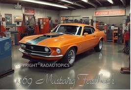1969 Mustang Fastback Beautiful Premium Photo Print 11&quot; x 17&quot; GREAT GIFT - £15.60 GBP