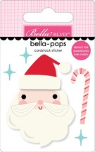 Merry Little Christmas Bella-Pops 3D Stickers-St. Nick BB2838 - $16.82