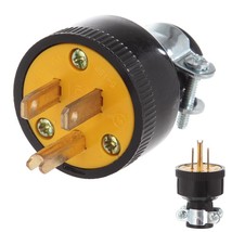 3 Prong Replacement Straight Blade Male Electrical Plug Nema 5-15P 15A 125V - £15.62 GBP