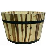 Avera Products AWP304210 21 x 12 RND Round Barrel Planter, 21&quot; x 12&quot; - $112.33 CAD