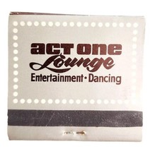 Act One Lounge Entertainment Vintage Matchbook Holiday Inn Cali Unstruck... - £11.34 GBP