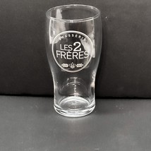 Brewerie Brasserie Les 2 Frères Collectible Canadian Beer Clear Glass 1 ... - $9.87