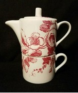 Beautiful Floral Tea for One Teapot and Cup by Rosanna White &amp; Dark Rose... - £15.65 GBP