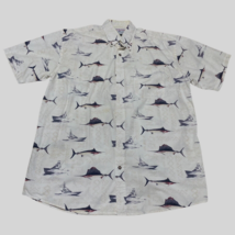 Boca Classics Island Wear Mens Shirt Button Down Size M Sailfish Swordfi... - £11.86 GBP