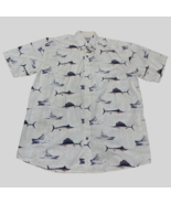 Boca Classics Island Wear Mens Shirt Button Down Size M Sailfish Swordfi... - $15.18