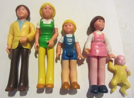 Vintage Fisher Price Loving Family Dollhouse  people set of 5 - £41.76 GBP