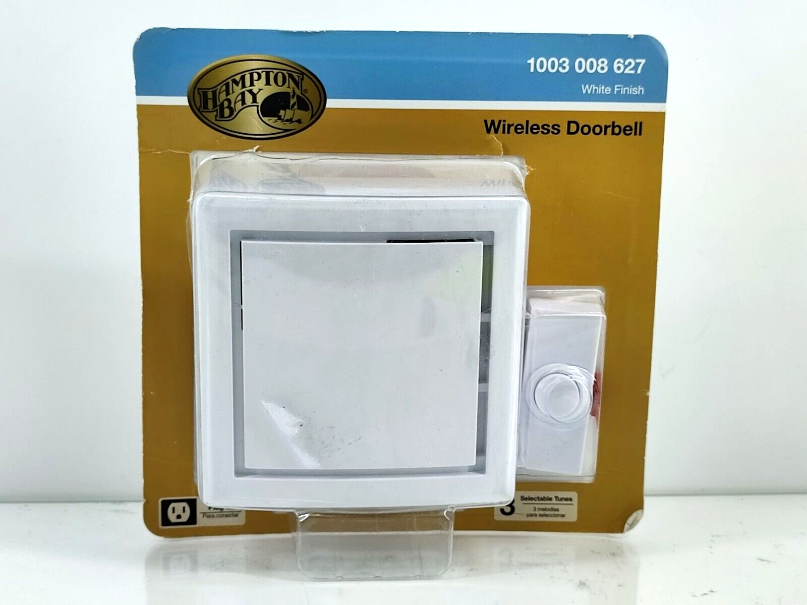 Primary image for Hampton Bay Wireless Plug-In Doorbell Kit With Wireless Push Button White